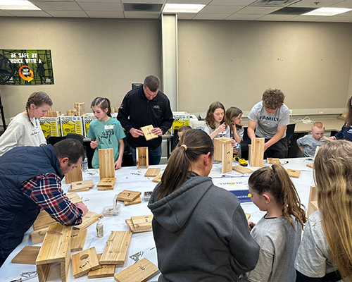 Take Your Kid to Work Day Birdhouse Building Activity